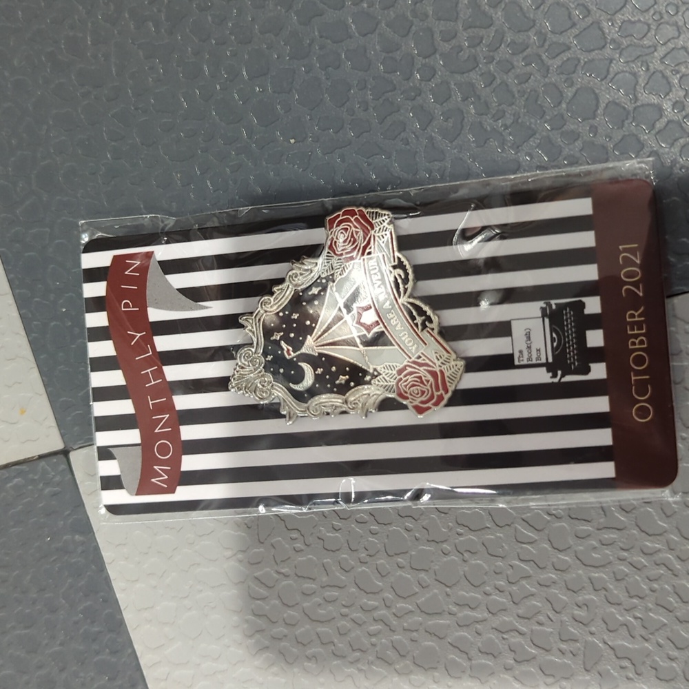 Bookish box pin October 2021